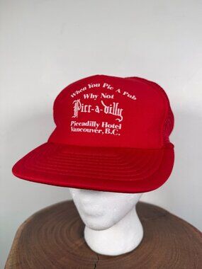 Vintage Piccadilly Hotel Vancouver Trucker Hat